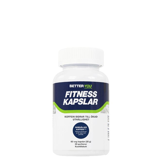 Fitness Kapslar Med Koffein 60 kapslar