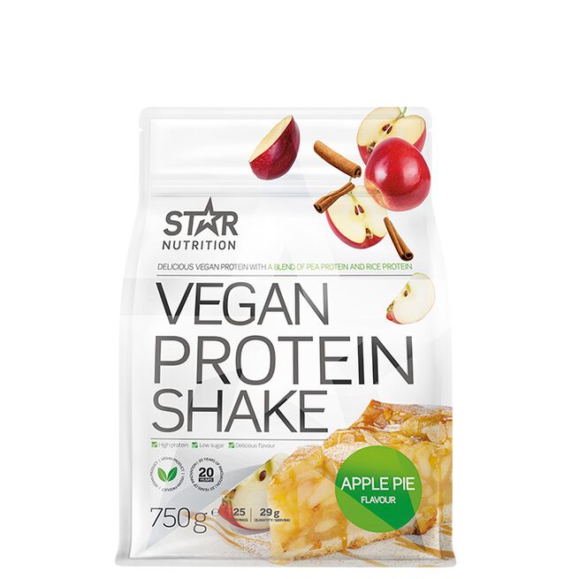 Vegan Protein Shake Veganskt Proteinpulver 750 g Apple Pie