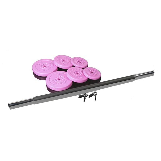 Skivstångsset Rosa 20 kg