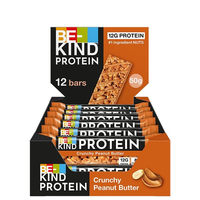 12 x Protein Bar 50 g Crunchy Jordnötssmör Crunchy Peanut Butter
