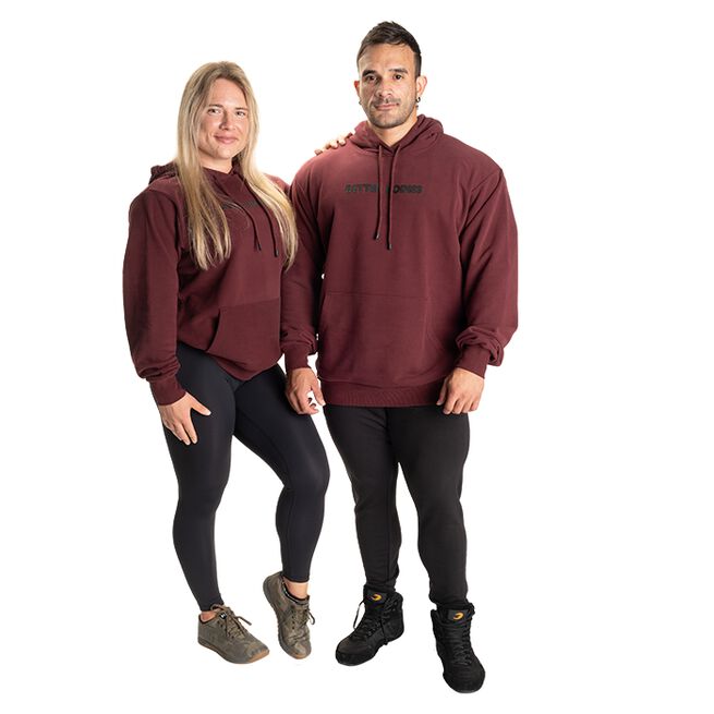 Better Bodies Logo Hoodie V2, Maroon