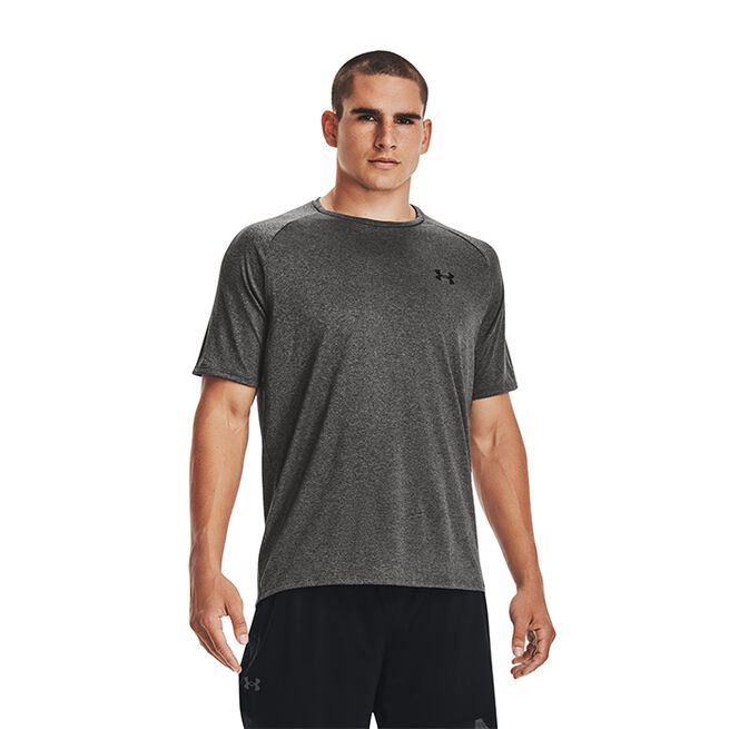 UA Tech 2.0 SS Tee, Carbon Heather