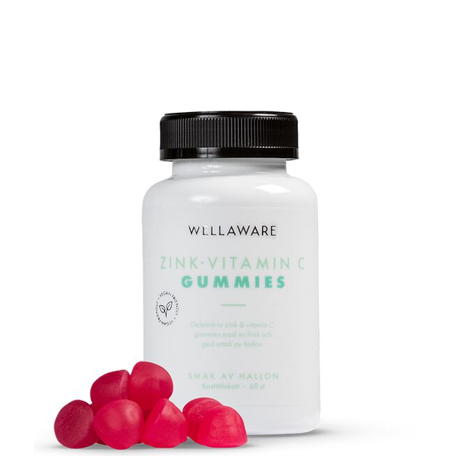 Wellaware Zink Vitamin C Gummies 60 st