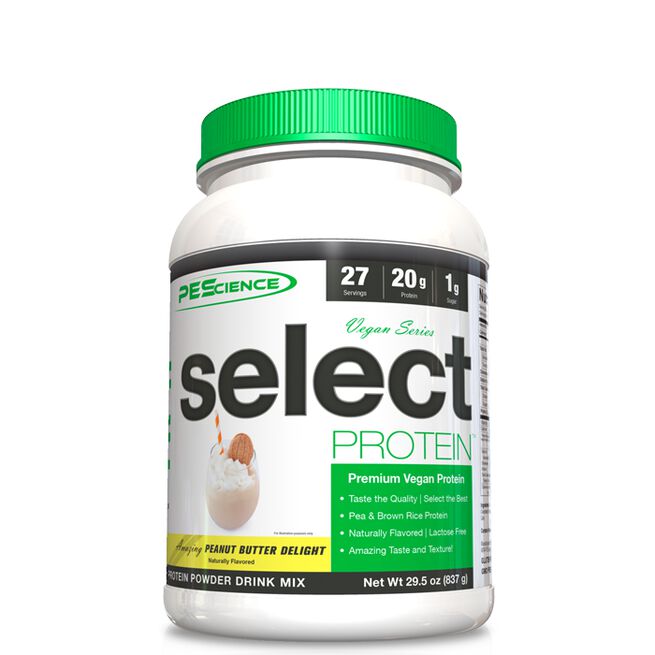 Select Veganskt Proteinpulver 27 portioner Peanut Butter