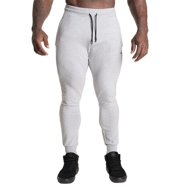 Better Bodies Tapered Joggers V2, Light Grey Melange