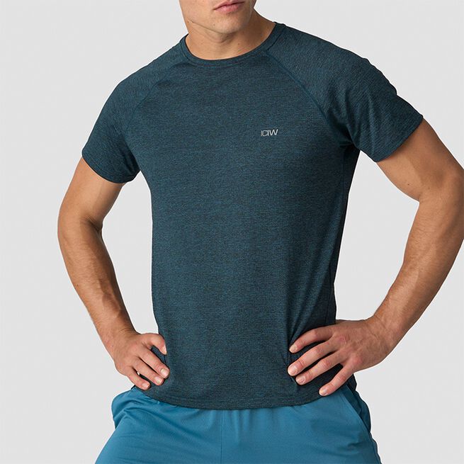 Träning Mesh T-shirt Mörkgrön
