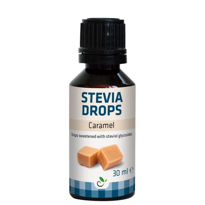 Stevia Droppar Karamell 30 ml