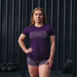 Aspire Brand T-Shirt Women Purple, M  Aspire Brand T-shirt Dam Lila