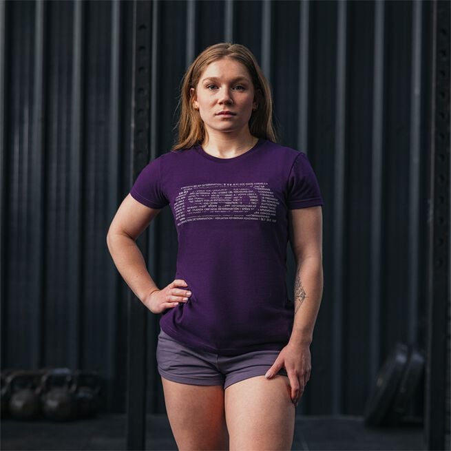 Aspire Brand T-shirt Dam Lila