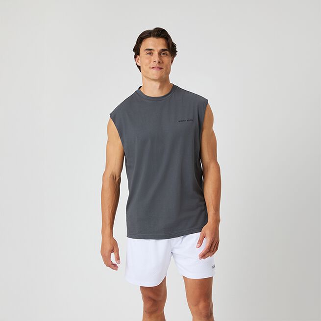 Borg Gym Ärmlös T-shirt Grå