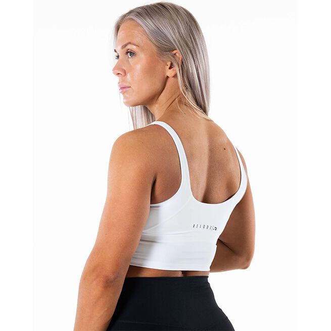 Core V-ringat Linne Vit