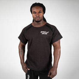 Gorilla Wear Augustine Old School Work Out Top, Black Augustine Old School Work Out Top, Black