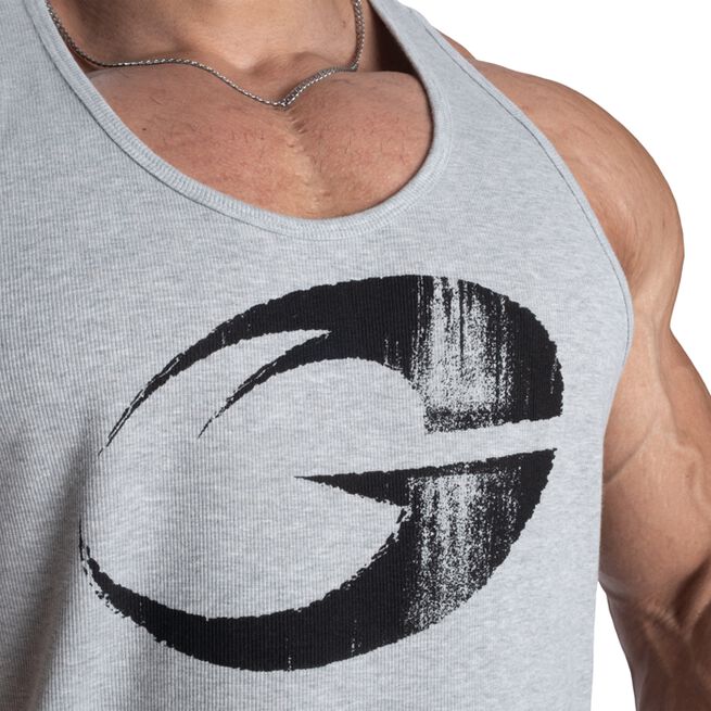 Gasp Rib Essential T-Back Grå
