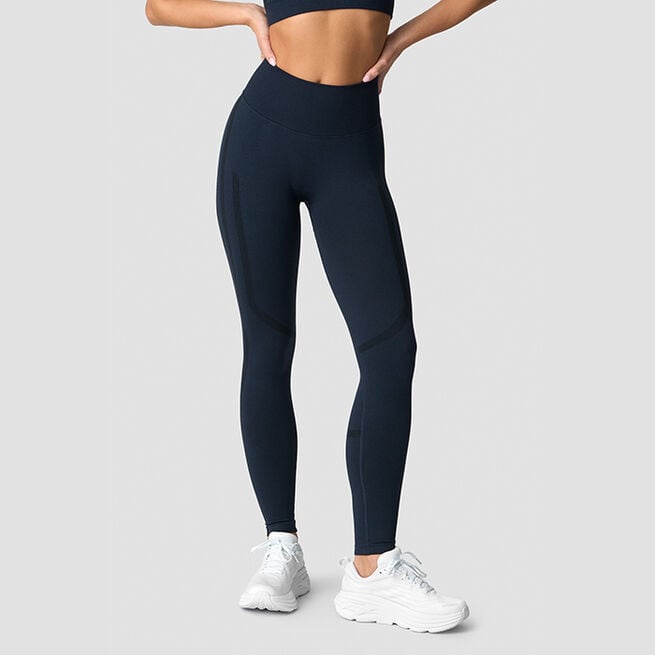 Rush Seamless Tights Marinblå