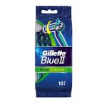 Gillette Engångshyvel Blue II Plus Slalom, 10 Pack 