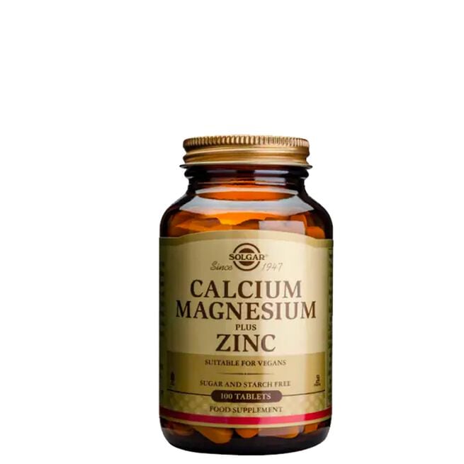 Kalcium Magnesium + Zink 100 tabletter