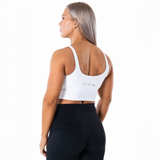 Core V-ringat Linne Vit