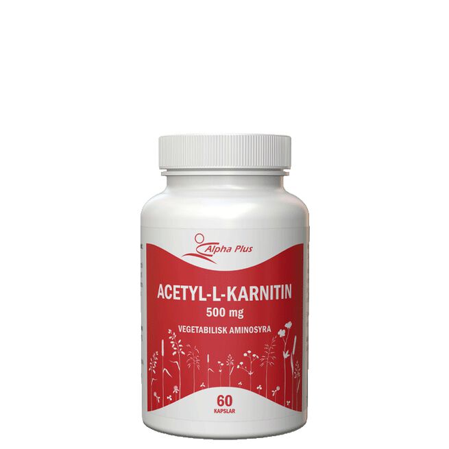 Acetyl-L-karnitin Vegetabilisk L-karnitin 60 kapslar