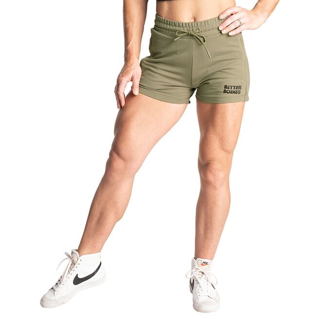 Better bodies Empire Soft Shorts, Washed Green