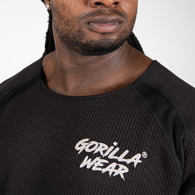 Augustine Old School Work Out Top, Black