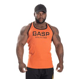Ribbed T-back, Flame, S  Ribbed T-back, Flame