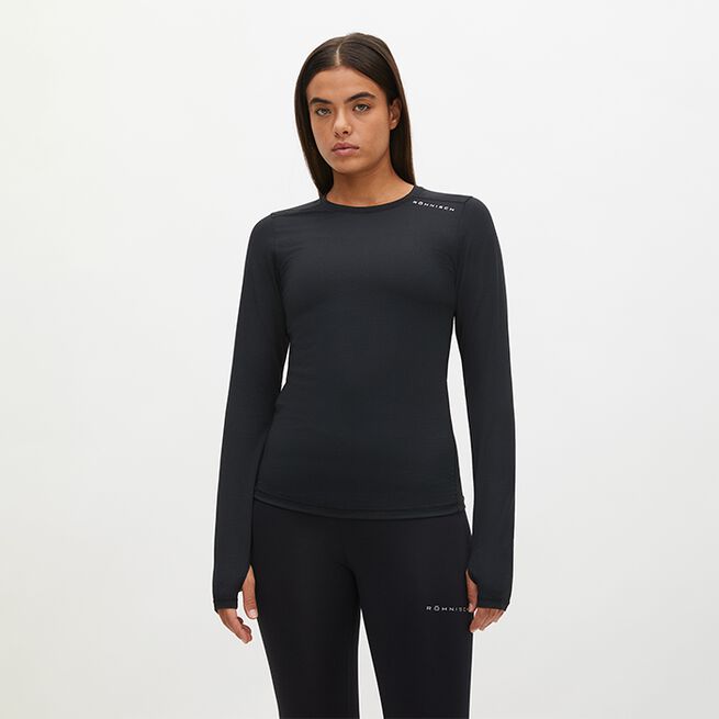 Jacquard Long Sleeve Svart