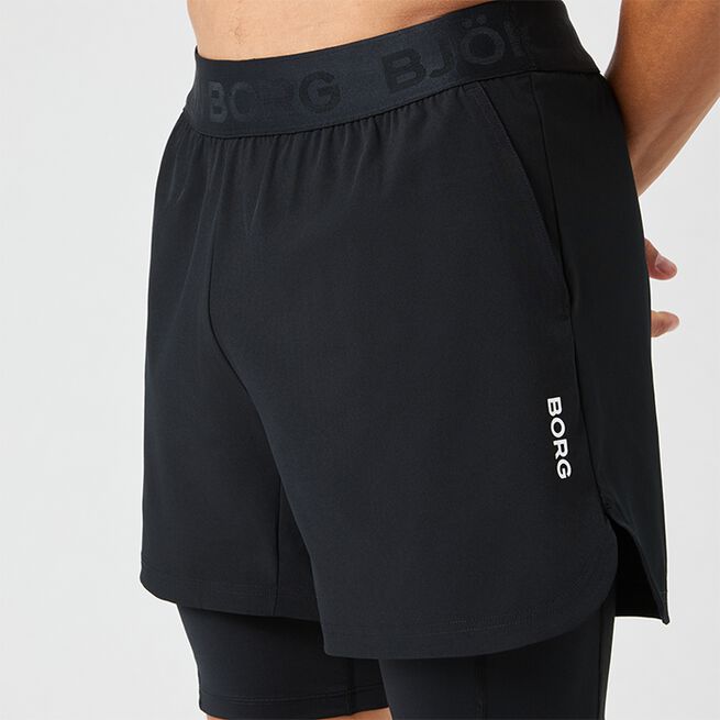 Borg 2 in 1 Shorts Svart