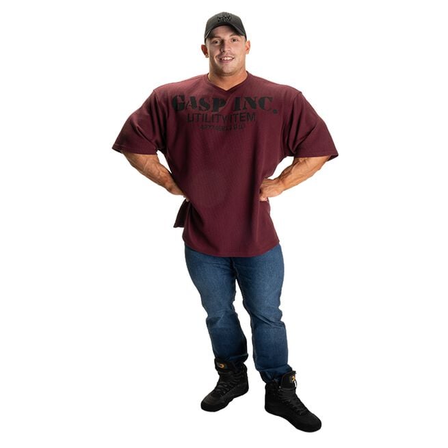 Iron Thermal Tee, Maroon