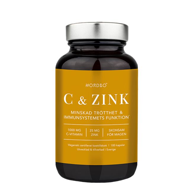 C-vitamin & Zink 100 kapslar