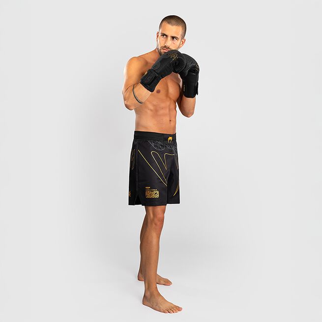 Serpenti Fightshorts Svart Silver Guld