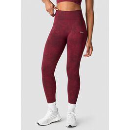 Define Seamless Tie Dye Tights, Red, L  Define Träningstights Röd