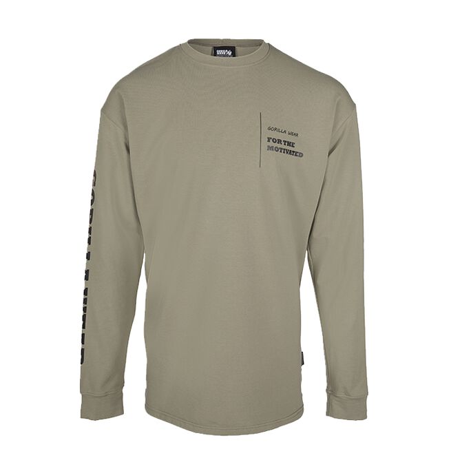 Boise Oversized Long Sleeve, Army Green