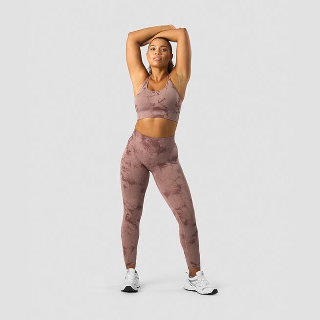 Define Seamless Tie Dye Sport-bh Lila