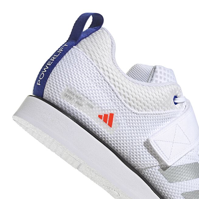 Powerlift 5 Skor Vit Silver