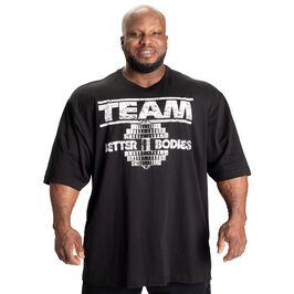 Better Bodies Team Pump Cover Iron Tee, Black Team Pump Cover Iron Tee, Black