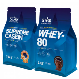 Dag- och nattpaket Vassleprotein + Kasein