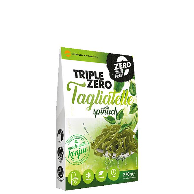 Triple Zero Pasta Tagliatelle Spenat 270 g