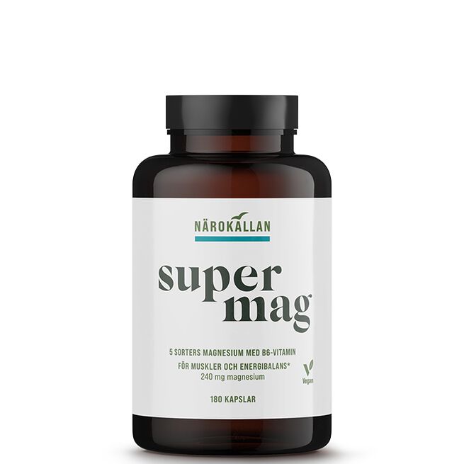 Super Mag Magnesium 180 kapslar