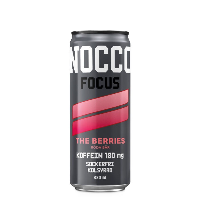 24 st NOCCO FOCUS Flak 330 ml The Berries