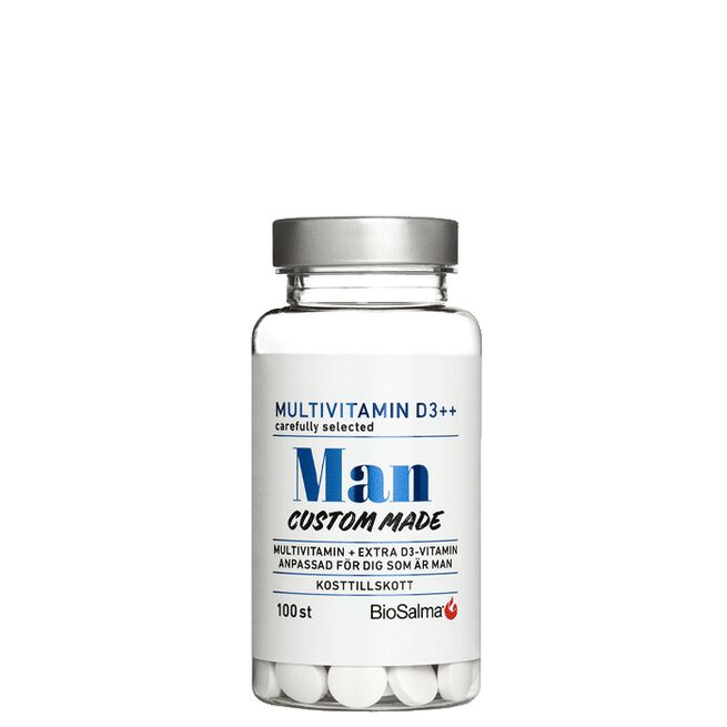Multivitamin Man D-vitamin++ 100 tabletter