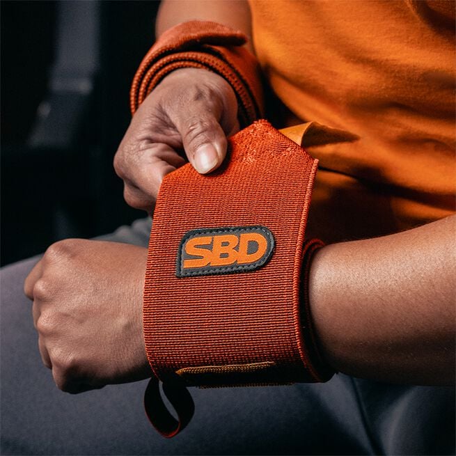Forge Wrist Wraps Orange Stiff