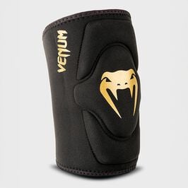 Venum Kontact Knee Pads Black/Gold, L  Kontact Knäskydd Svart/Guld