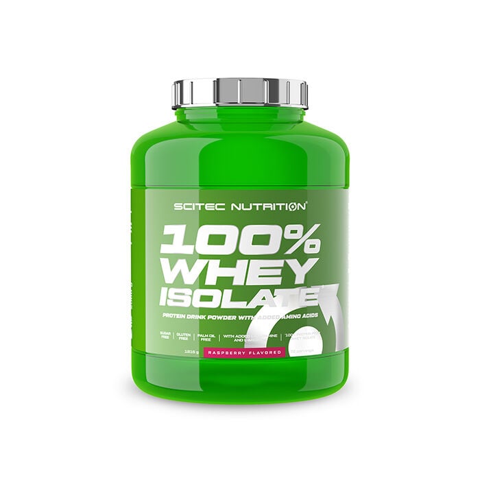 100 % Whey Isolate Vassleproteinisolat 1816 g raspberry