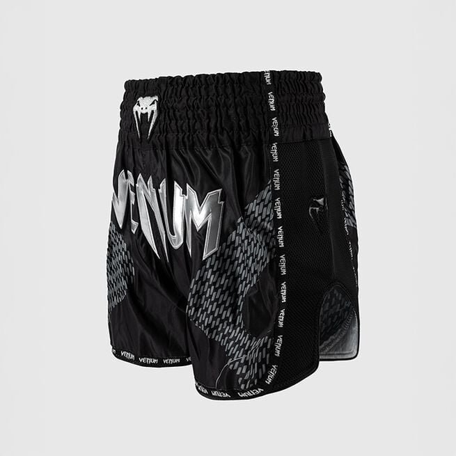Nexus Muay Thai-Shorts Svart Silver