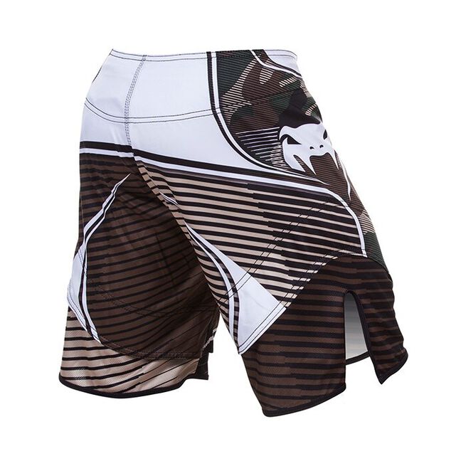 Venum Camo Hero Fight Shorts, Green/Brown, S 