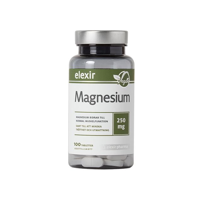 Magnesium 250mg 100 tabletter
