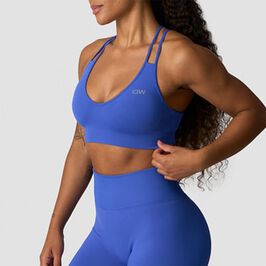 Define Seamless V-shape Sports Bra, Virtual Blue, L  Define Seamless V-formad Sport-Bh Blå
