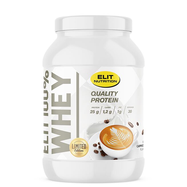 ELIT 100% Whey Vassleprotein 900 g Cappuccino