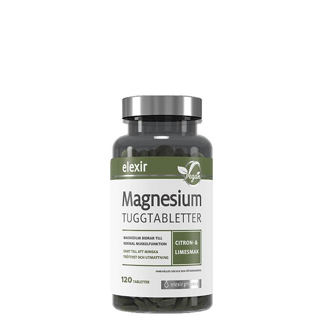 Magnesium 120 Tuggtabletter Citron Lime Citron/Lime