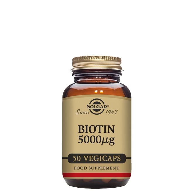 Biotin 5000 mcg 50 kapslar 